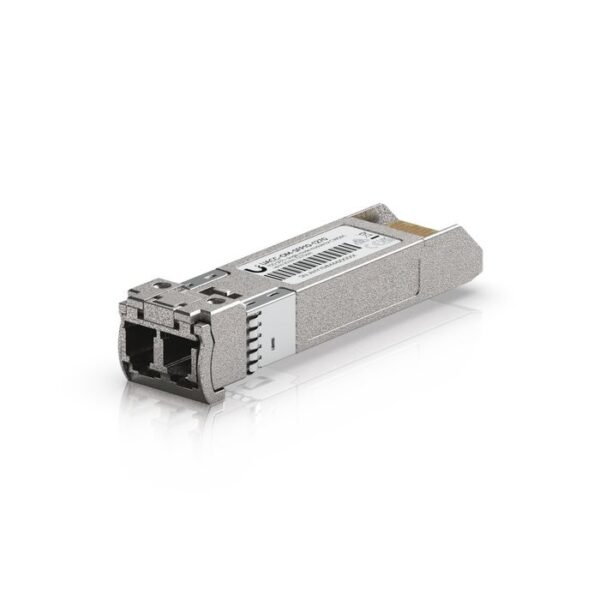 SFP+ transceiver for CWDM  that supports 10G connections  up to 20 km using single-mode fiber with a duplex LC UPC connector.
