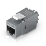 Toolless keystone (12-pack)  Cat6A Ethernet jack without  the use of a punch-down or crimping tool.