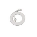 U/UTP CAT6A 5M White Flat  LSZH (TPE Jacket)