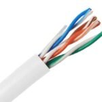Cat6 UTP Solid, 23AWG 0.55MM  CCA, PVC, ECA 305m U/UTP CAT6  305m White, 305m