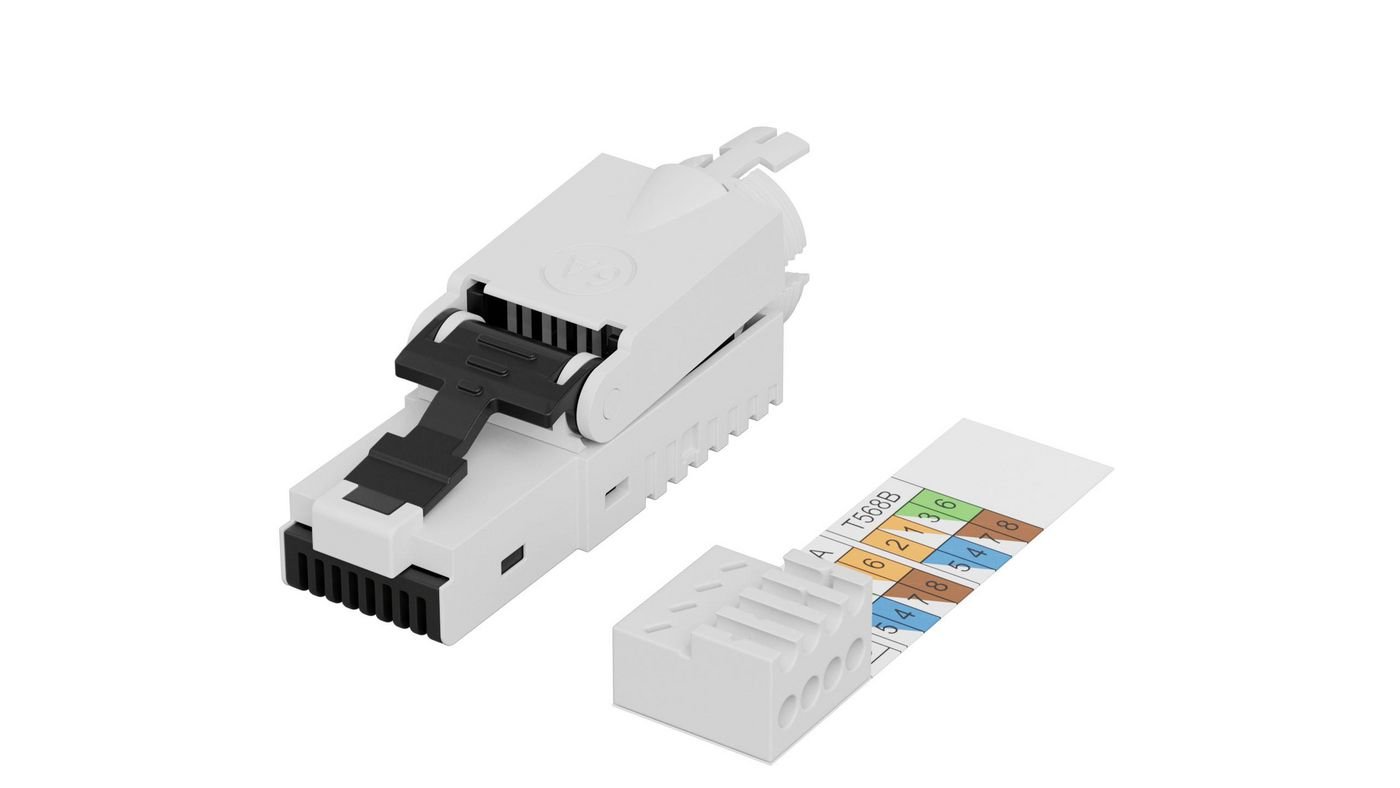 Img_35668072.jpg RJ45 UTP plug Cat6a for AWG22-24 solid/stranded conductor tool free - Image 1
