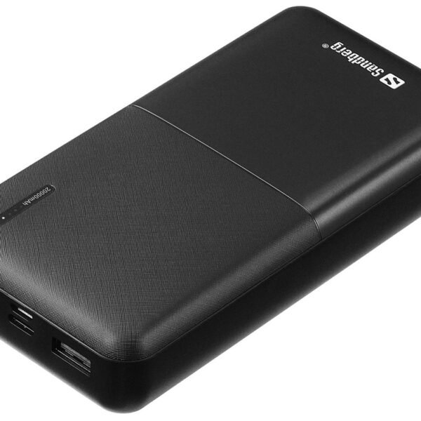 Saver Powerbank 20000 Saver Powerbank 20000, Black,  Universal, Rectangle, Lithium Polymer (LiPo), 20000 mAh, USB