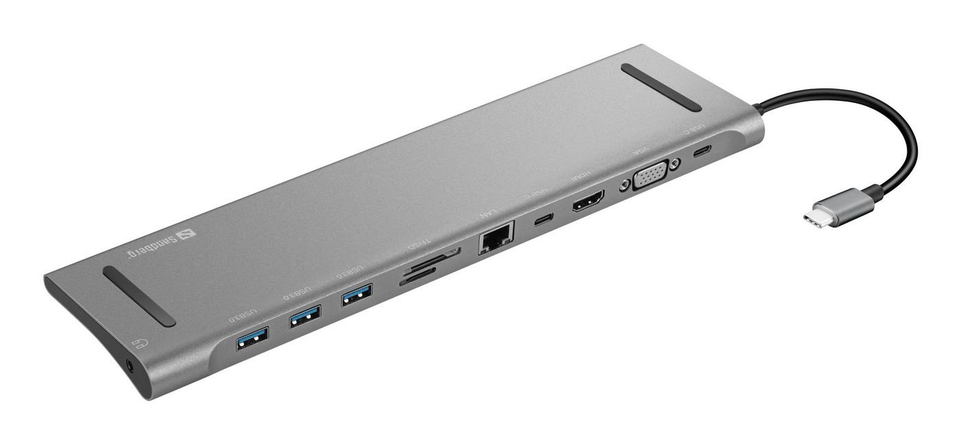 Img_35668601.jpg USB-C 10-in-1 Docking Station USB-C 10-in-1 Docking Station, Wired, USB 3.2 Gen 1 (3.1 Gen 1) Type-C, 100 W, 10,100,1000 Mbit/s, - Image 1
