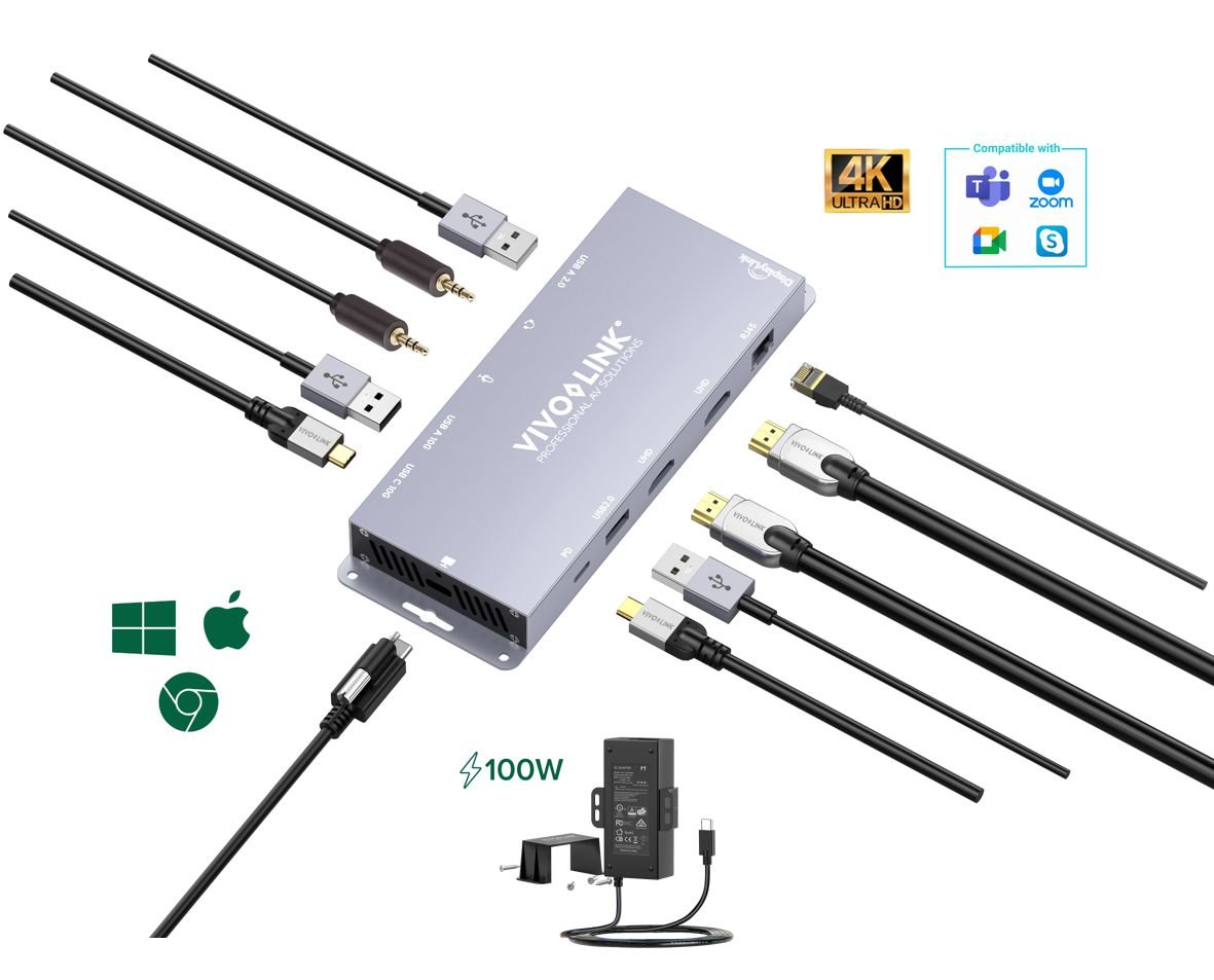 Img_35671926.jpg USB-C HUB for conference system (Dual HDMI) - Image 1