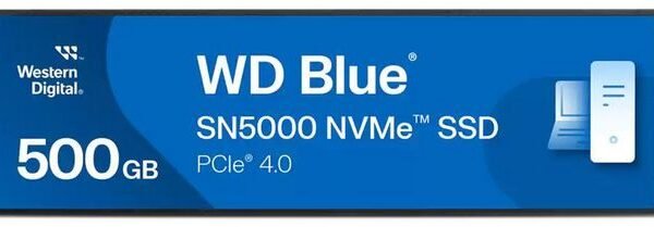 Blue Sn5000 500 Gb M.2 Pci  Express 4.0 Nvme 3D Tlc Nand