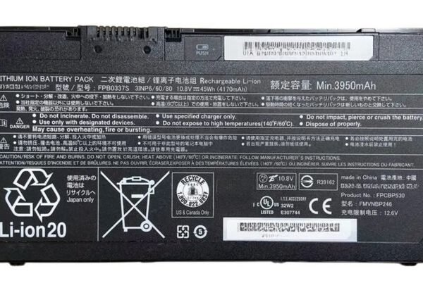 Laptop Battery for Fujitsu  44.82Wh 10.8V 4150mAh