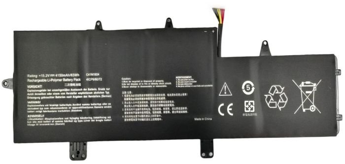 Img_35743758-1 Laptop Battery for Asus 63.08Wh 15.2V 4150mAh 63Wh Li-Polymer 15.2V 4150mAh for Asus UX450FD-1A, UX450FD-BE014T, UX450FD-BE023T - Image 1