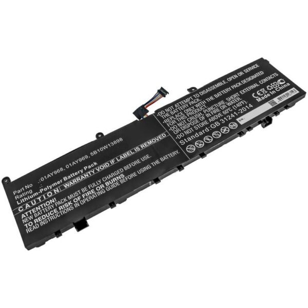 Laptop Battery for Lenovo  79.10Wh 15.36V 5150mAh 79Wh  Li-Polymer 15.36V 5150mAh for Lenovo ThinkPad P1, ThinkPad P1 (20MD0001GE),