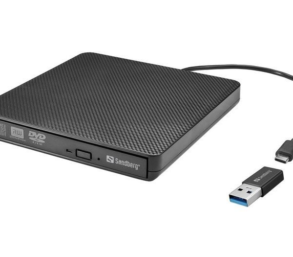 Sandberg USB-C/A DVD Drive