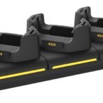 (4B4T) 4 Slot Terminal Cradle  W/O Ethernet and 4 Slot  Battery Charger Cradle for RS38 EU adapter