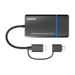 USB-C or USB A 2in1 to HDMI  2x splitter, with one click  video shut-off function - Image 3