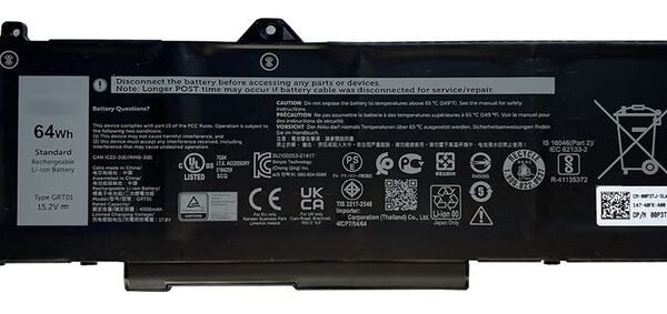 DELL 4C Battery PWS 64WHR