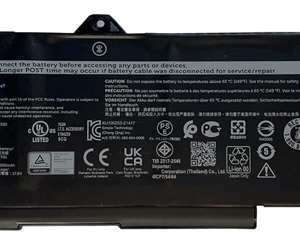 Battery, 64WHR, 4 Cell,  Lithium Ion