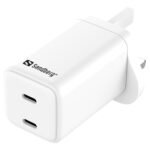 AC Charger Dual USB-C PD65W UK