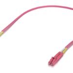 Indoor OM4 multi-mode fiber  patch cable with duplex LC  UPC connectors. 0.5M, 50 pack