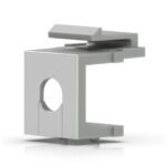Snap-in inserts designed to  cover unused ports on a blank  keystone patch panel while maintaining a clean.