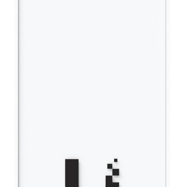 Compact third-generation  access reader with Apple  Touch Pass support. White