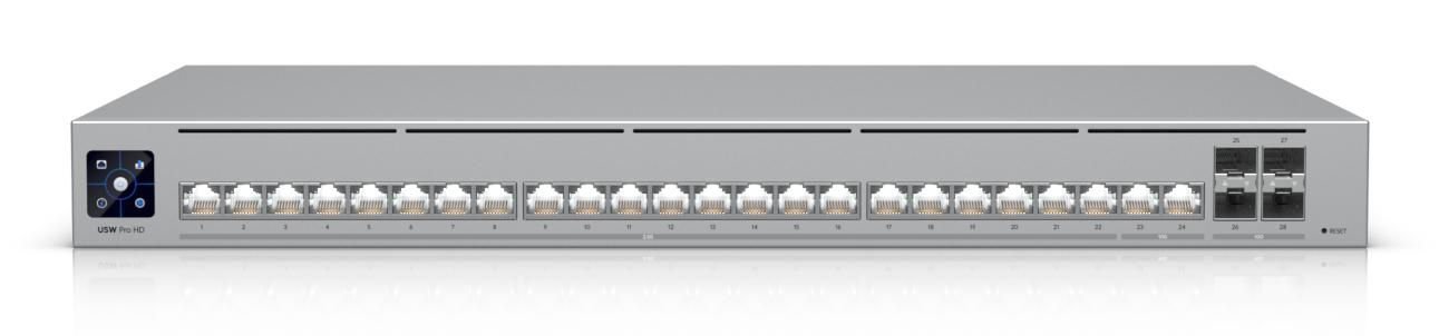 Img_35800587.jpg Professional-grade, Layer 3 Etherlighting switch with (2) 10 GbE, (22) 2.5 GbE, and (4) 10G SFP ports. - Image 1