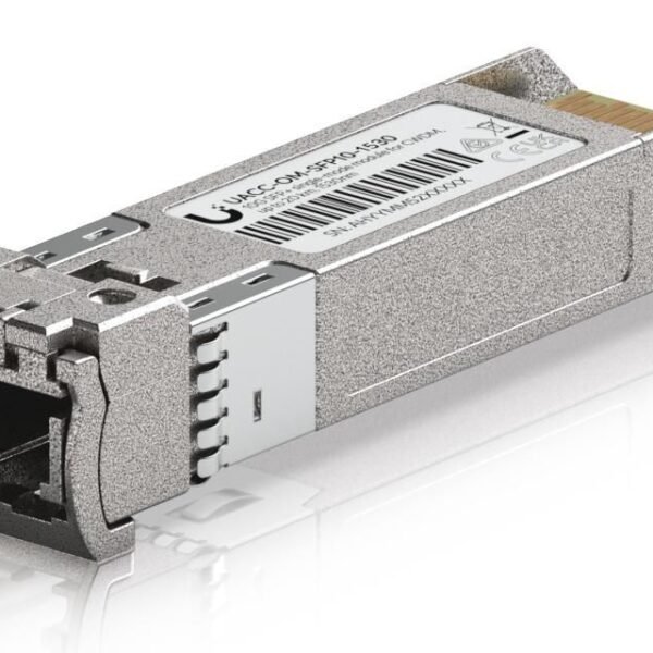 SFP+ transceiver for CWDM  supports 10G connections up  to 20 km using single-mode fiber with a duplex LC UPC connector