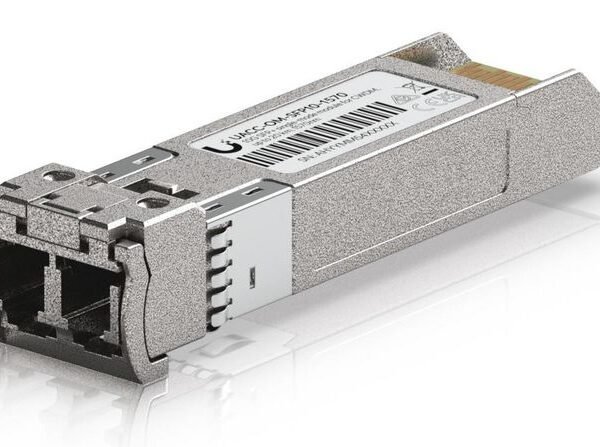 SFP+ transceiver for CWDM  supports 10G connections up  to 20 km using single-mode fiber with a duplex LC UPC connector