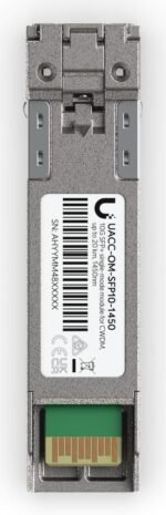 SFP+ transceiver for CWDM  supports 10G connections up  to 20 km using single-mode fiber with a duplex LC UPC connector - Image 4
