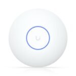 Compact, ceiling-mounted WiFi  7 AP with 4 spatial streams  and 2.5 GbE uplink.