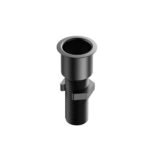 Solution for cables through  desks black large up to 55mm