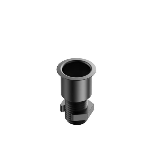Solution for cables through  desk 35mm black