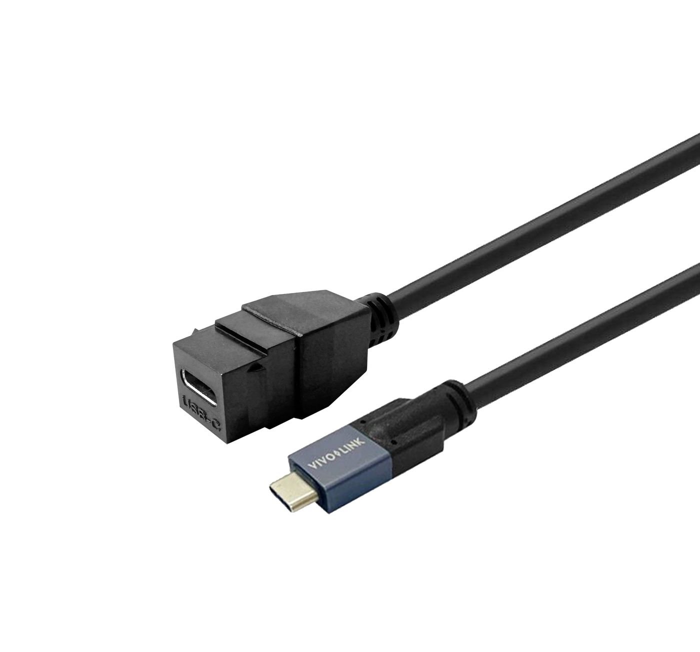Img_35814459.jpg Keystone Black USB-C female to USB-C male - Image 1