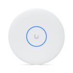 Ceiling-mounted 8-stream WiFi  7 AP with dedicated spectral  scanning radio and 10/5/2.5/1 GbE support.
