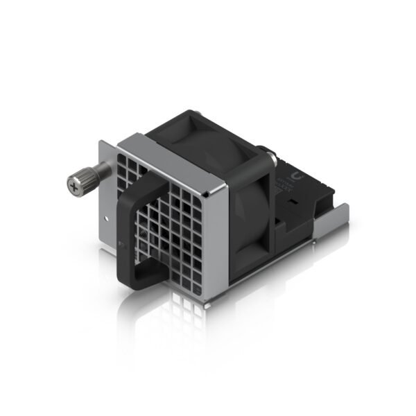 Hot-swappable fan module with  front-to-back airflow.