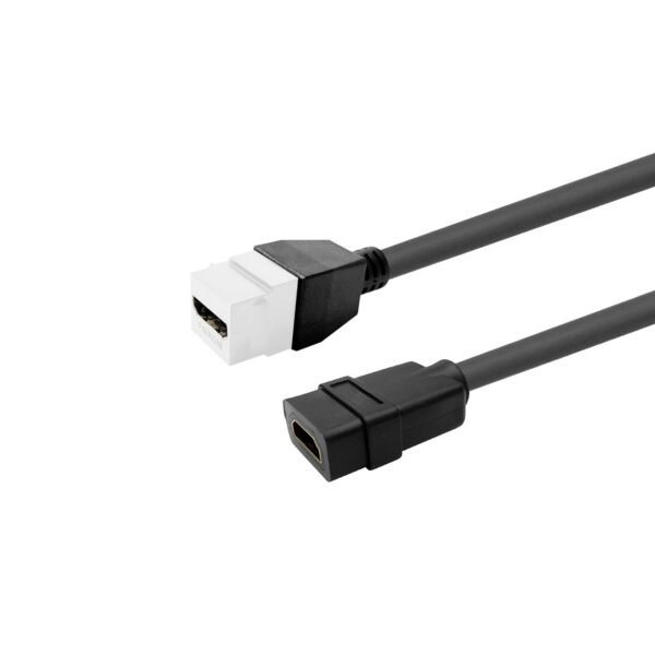 Keystone White HDMI Female to  HDMI Female