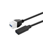 Keystone White USB3.0  A-Female to USB3.0 A-Male