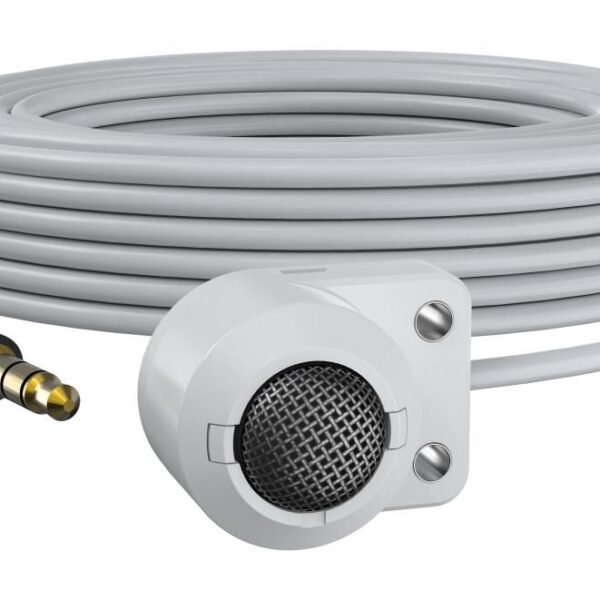 T8355 DIGITAL MICROPHONE T8355, Security camera  microphone, -30 dB, 20 - 20000 Hz, Wired, 3.5 mm (1/8"), White