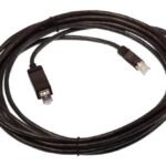 ACC CABLE RJ45 PUSH PULL OUTD  15M 5504-731, 15 m, Cat6,  Black