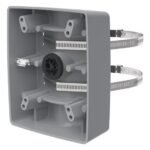 T91B57 POLE MOUNT GREY T91B57, Mount, Universal,  Grey, Axis, Stainless steel, 1 pc(s)