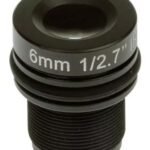 LENS M12 6MM F1.9 4PCS 4PC LENS M12 6MM F1.9, Lens,  Black, Axis, F1005-E, FA1105, M12, 4 pc(s)