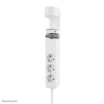 DS22-840WH6, VOLT Desk Socket  with Clamp, 2 x USB-C (20W),  1x USB-A (18W), 3 x 230V. Cocket Type F 3680 Watt, 1.4m Cord, Quick charge,
