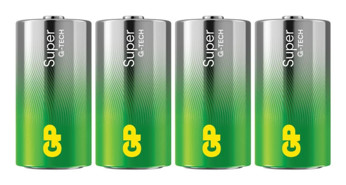 Img_35921917.jpg Super Alkaline C battery, 14A/LR14, 4-pack - Image 1