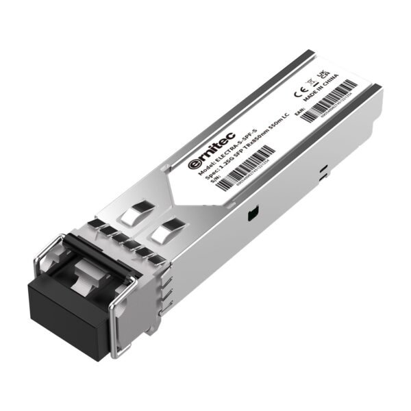 Small Form Factor Pluggable  (SFP) transceiver data link  up to 550m in 50/125um multi mode fiber