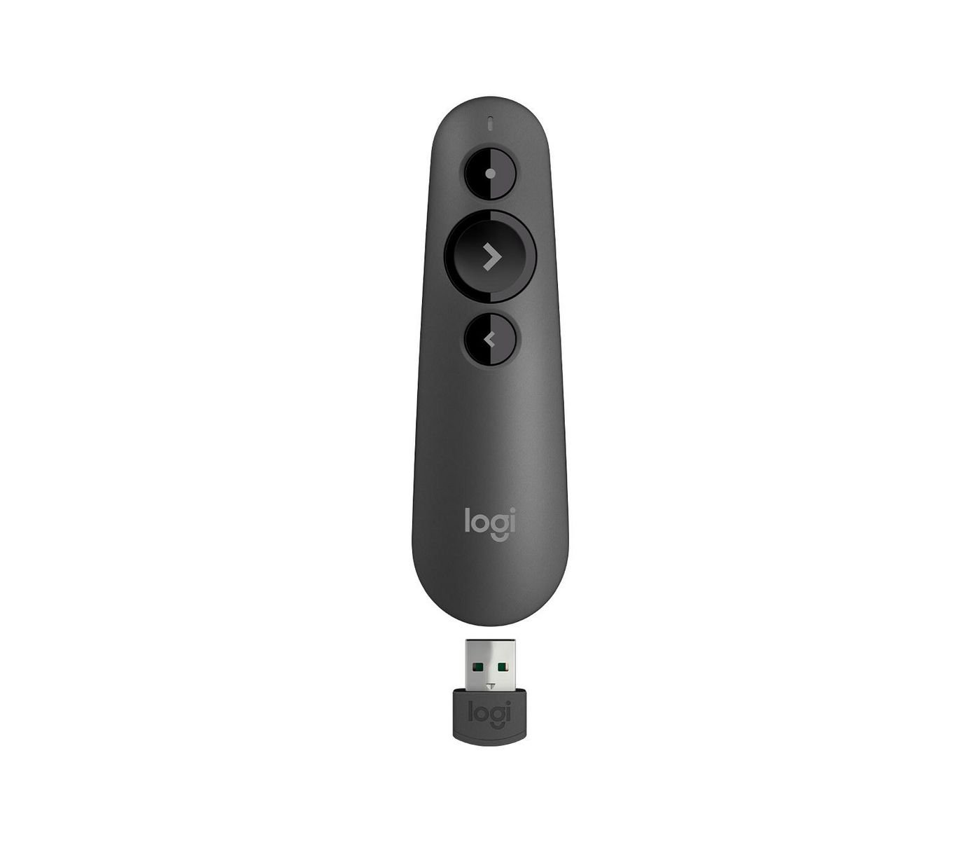Img_35936870.jpg R500 Laser Presentation Remote wireless presenter Bluetooth/RF Graphite Logitech R500 Laser Presentation Remote, Bluetooth/RF, - Image 1