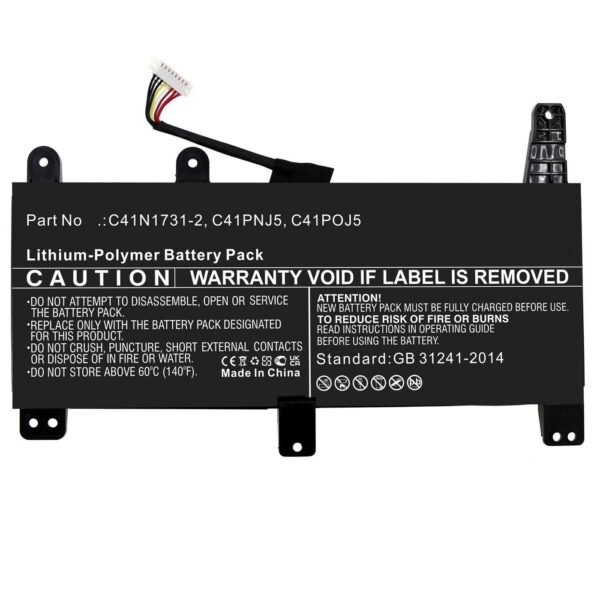 Laptop Battery for Asus  45.60Wh 15.2V 3000mAh Battery  for Asus Notebook, Laptop, 45.60Wh Li-Polymer 15.2V 3000mAh