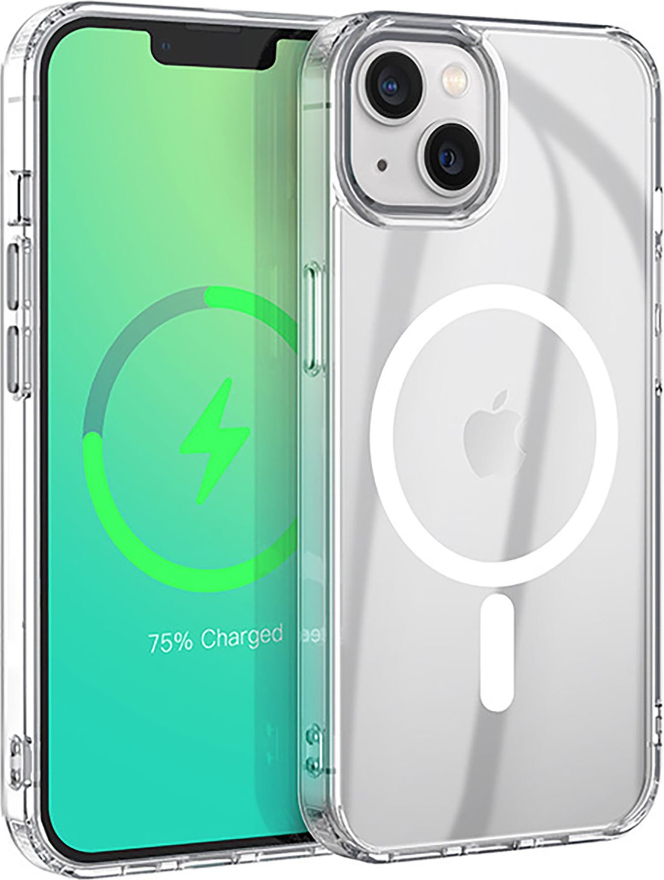 Img_35952573.jpg INFINITE (GRS) OSLO iPhone 14 Clear Magnetic Cover. Material: 65% (GRS) recycled PC and 21% (GRS) recycled TPU - Image 1
