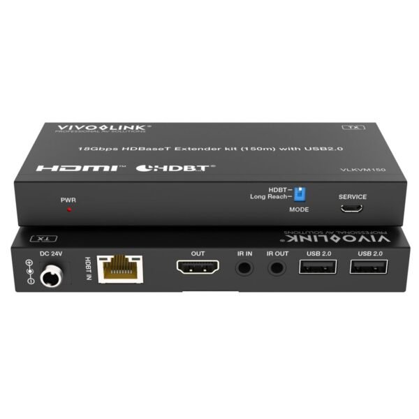 18Gbps HDBaseT KVM kit (150m)  with USB 2.0