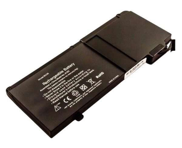 Laptop Battery for Apple  61.32Wh 10.95V 5600mAh  61.32Wh 6 Cell Li-Pol 10.95V 5600mAh Black