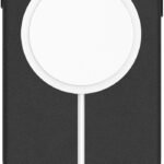 INFINITE (GRS) VENICE iPhone  17e/16e Black PU Leather  Magnetic Cover. Material: 65% (GRS) recycled PC and 21% (GRS) recycled TPU
