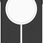 INFINITE (GRS) VENICE iPhone  17e/16e Black PU Leather  Magnetic Cover. Material: 65% (GRS) recycled PC and 21% (GRS) recycled TPU