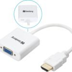 HDMI to VGA Converter HDMI to VGA Converter, HDMI,  VGA, Male/Female, White