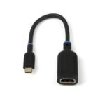 USB-C to HDMI adapter, 0.2m,  Black - Image 2
