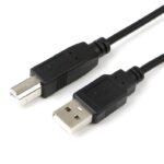 USB2.0 A-B 1m M-M BLACK Hi-Speed cable